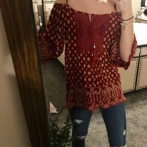 Off the shoulder top